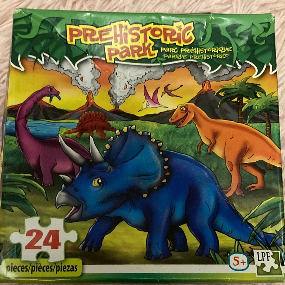 Four various children’s puzzles